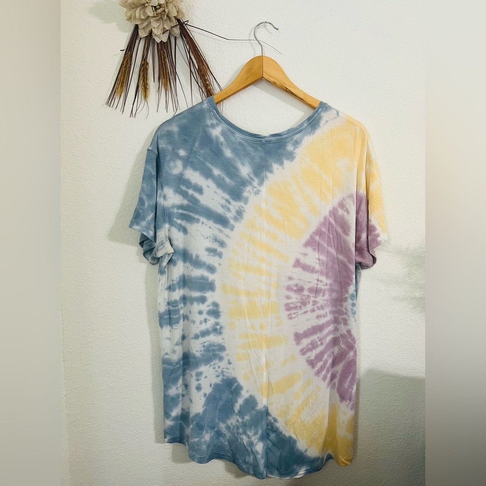 American Eagle Oversized Soft & Sexy Tie-Dye Crew Neck Tee Size Medium - Picture 5 of 7